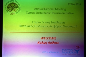 AGM “The role of education in the promotion of sustainable tourism”, 17.10.2014 - Famagusta Gate