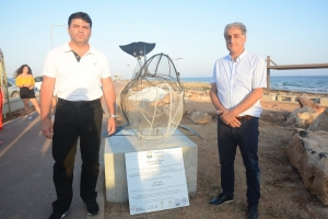 ‘Keep Our Sand and Sea Plastic Free’ Project Unveiling of the whale sculpture ‘Evdokia’-– Ayia Napa coastal footpath 24.07.2020