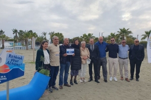 ‘PLASTIC FREE BEACH’ DISTINCTION AWARDED TO PANAYIES BEACH, PYRGOS LIMASSOL  21.3.2023
