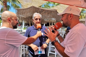 CSTI & THE “KEEP OUR SAND AND SEA PLASTIC FREE” PROJECT AT AMMOS BEACH BAR, LARNACA 12.8.2023